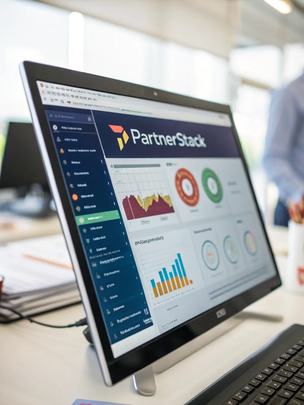A screenshot of the PartnerShip platform's accounting module, displaying automated tracking of capital contributions, revenues, and expenses.