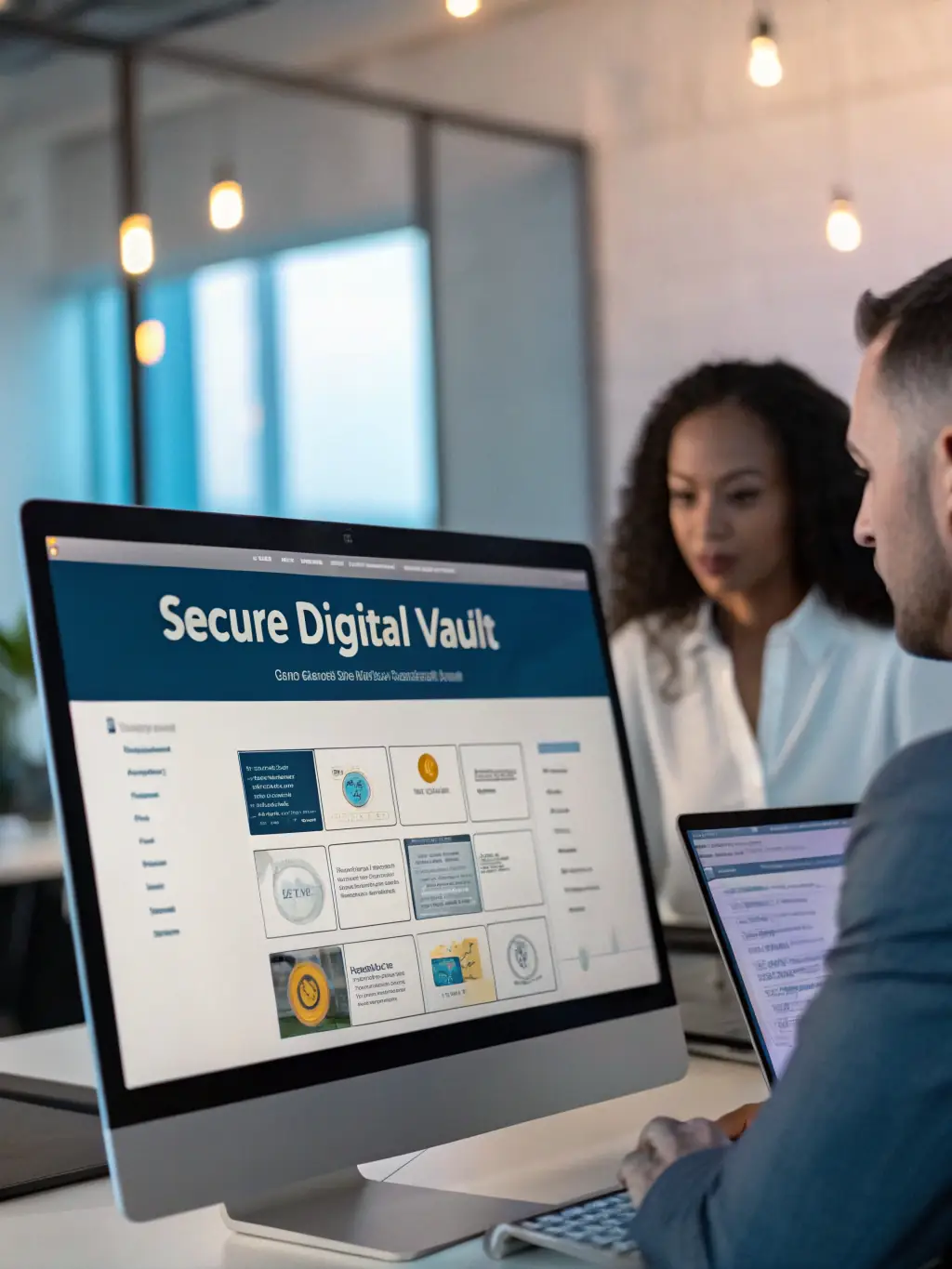 A screenshot of the PartnerShip platform's document storage and sharing feature, highlighting secure storage and easy access to important documents.